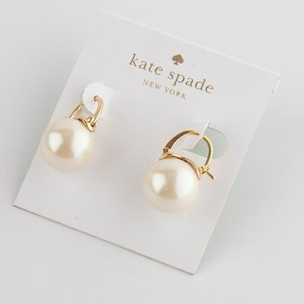Kate Spade Shine On Bauble Pearl Drop Earrings KS